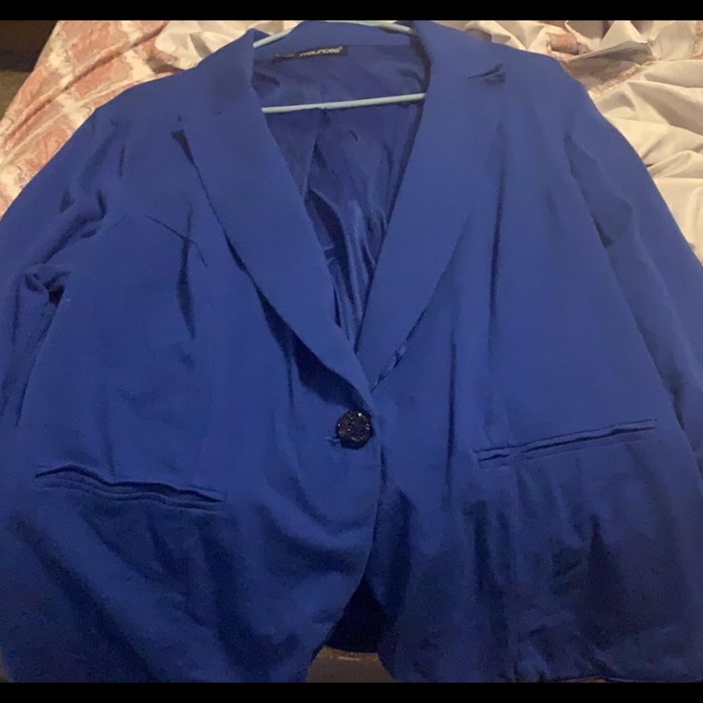 Royal blue blazer